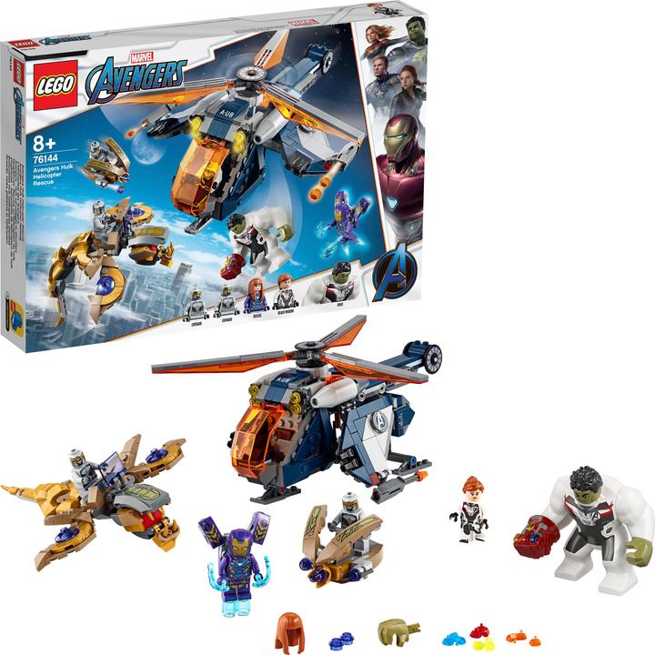 Immagine prodotto LEGO Vendicatori Hulk Helicopter Rescue (76144, LEGO Marvel)