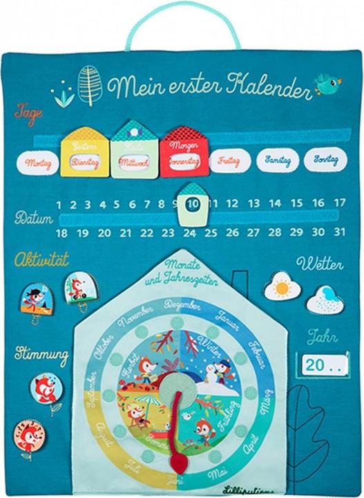 Immagine prodotto Lilliputiens Il mio primo calendario (Tedesco)