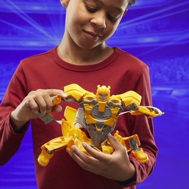 Immagine prodotto Hasbro Maschera Bumblebee 2 in 1, action figure e maschera 2 in 1 di Bumblebee B-127