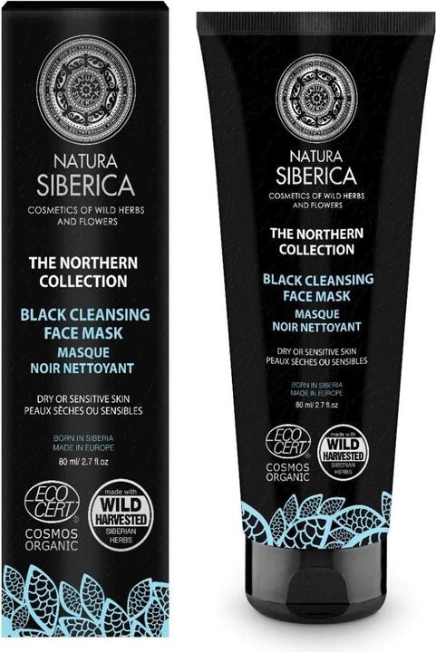 Actual product image Natura Siberica Black Cleasing Face Mask (80 ml)