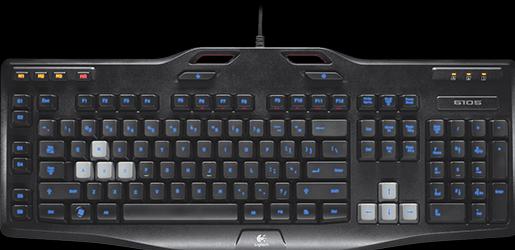 Actual product image Logitech G G105 Gaming Keyboard (DE, Cable)