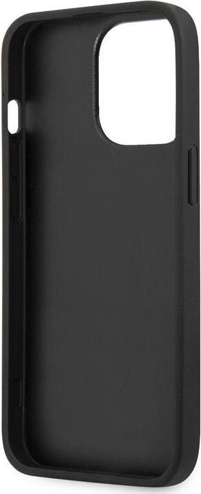 Actual product image Karl Lagerfeld Saffiano Karl & Choupette cover, grey series (Apple iPhone 13 Pro)