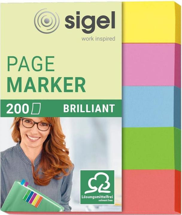 Sigel Haftnotizen Brillant (12 x 50 mm)