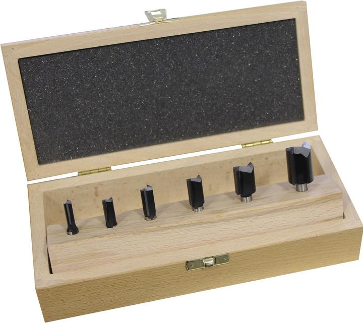 Produktbild Fisch Tools Nutfräsersatz 973CT06A04 Hartmetall Schaft-Ø 8 mm 6-teilig