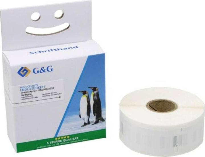 Produktbild Rollenetiketten passend für Dymo schwarz auf weiss, Grösse mm: 25 x 54, Ersetzt: 11352/S0722520