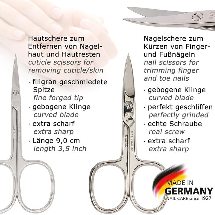 Produktbild Kellermann Nagelset SCHWARZ - ECHT LEDER