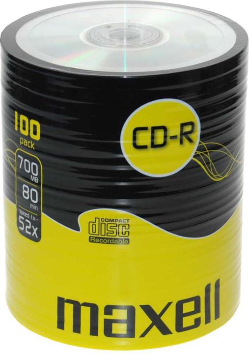 Produktbild Maxell CD-R 80XL 52x 100 Pack (100 x)