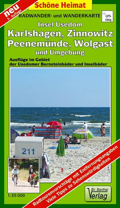 Produktbild Dr.Barthel Karten. Insel Usedom,Wolgast