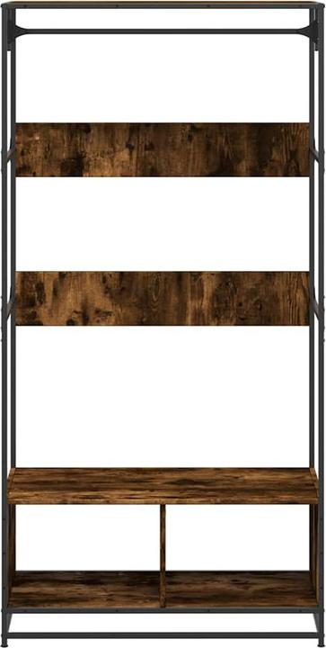 Produktbild VidaXL Kleiderständer Räuchereiche 90x50x180 cm Holzwerkstoff