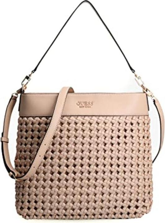 Actual product image Guess Sicilia, Artificial Fiber, Textile Bag, Pink, HWWG8490020PIN, For Wo