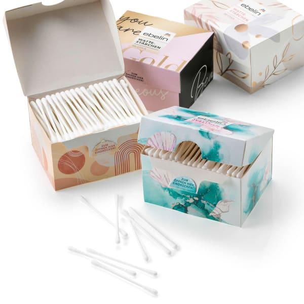Produktbild dm ebelin Wattestäbchen Motiv-Box