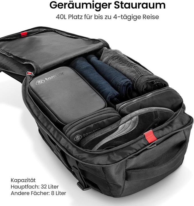 Image du produit tomtoc Sac à dos de voyage 40L (40 l)