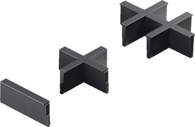 Actual product image Rittal AX 2582.100 Flange plate plastic black 5 pcs.