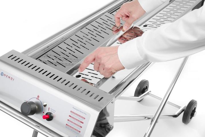 Productafbeelding Hendi Gasgrill Power Grill Xenon-Pro Roestvrij Staal 1120x410x9 (7.50 kW)