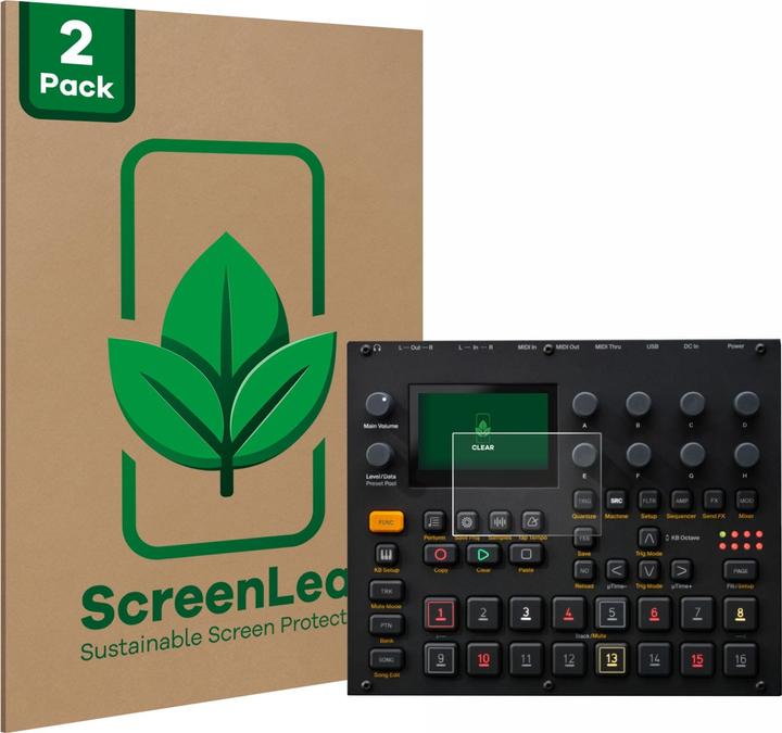ScreenLeaf Pellicola protettiva sostenibile Pellicola protettiva dello schermo chiara trasparente