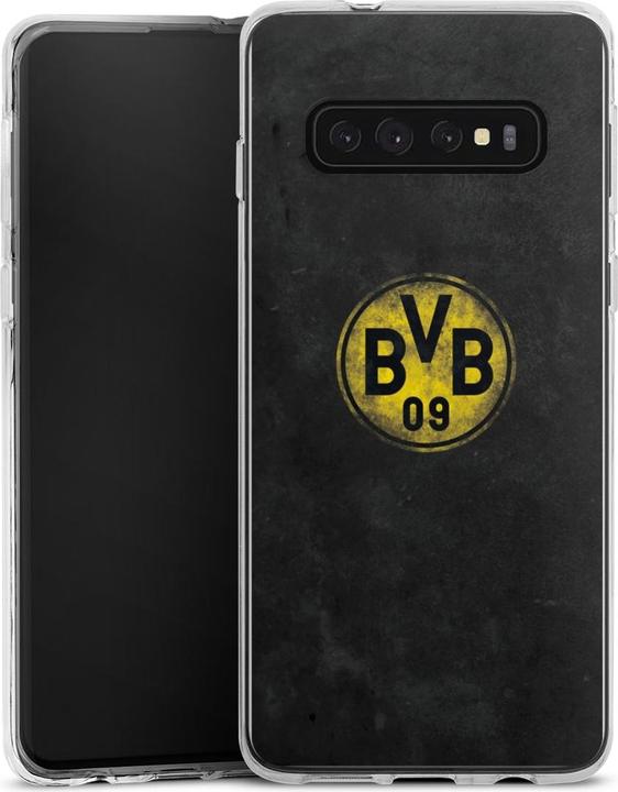 Produktbild DeinDesign Silikon Hülle für Samsung Galaxy S10 Plus Handyhülle Case Smartphone Schutzhülle BVB Borussia (Samsung Galaxy S10+)