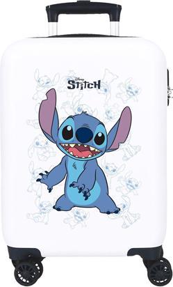 Trolley-Koffer Happy Stitch Weiss, 50cm