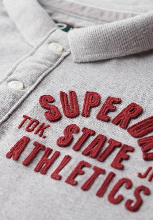 Immagine prodotto Superdry Vintage Athletic Poloshirt mit langen Ärmeln (S)