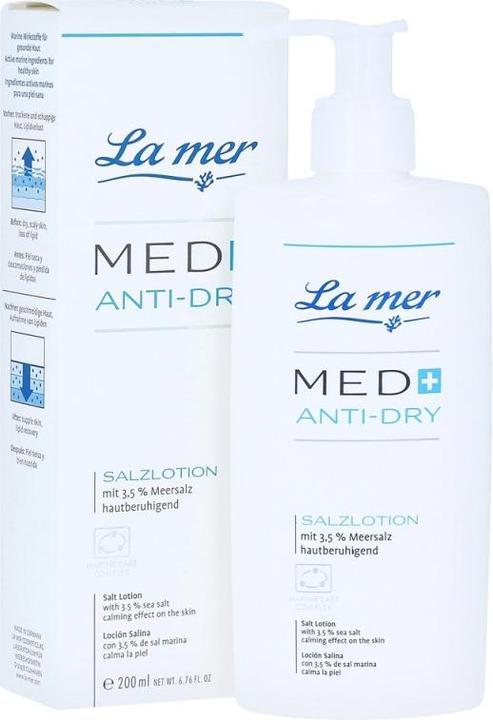 Image du produit La Mer Med+ Anti-Dry Salzlotion ohne Parfum (Crème pour le corps, 200 ml)