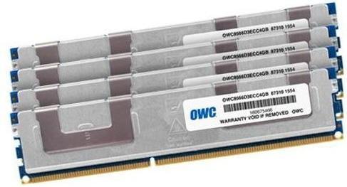 Produktbild OWC 16.0GB (4x 4GB) DDR3 ECC PC8500 1066MHz SDRAM ECC for Mac Pro & Xserve (4 x 4GB, 1333 MHz, DDR-RAM, DIMM)