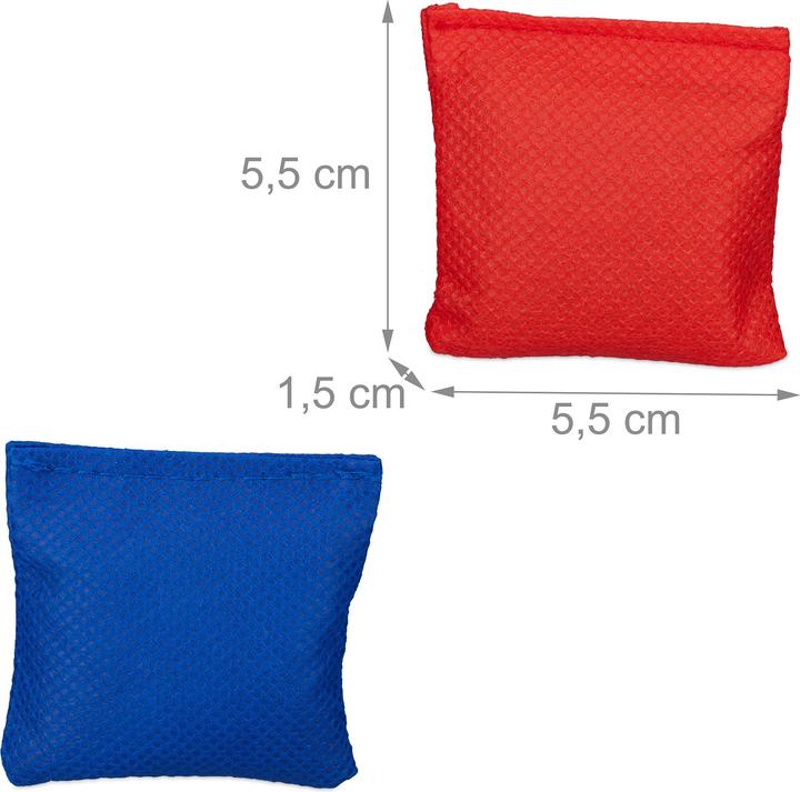 Actual product image Relaxdays 11pcs Cornhole