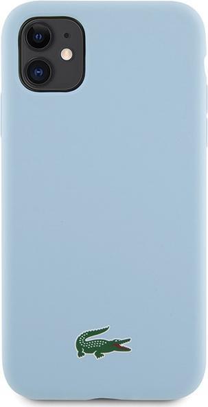Produktbild Lacoste LCHMN61SLOLB iPhone 11 / Xr 6.1" jasnoniebieski/light blue hardcase Silicone Croc Logo MagSa (Apple iPhone XR, Apple iPhone 11)