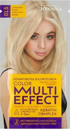 Produktbild Joanna Multi Effect Keratin Complex Color Instant Color Shampoo 01.5 Ultra Lightonde 35G (Flüssiges Shampoo)