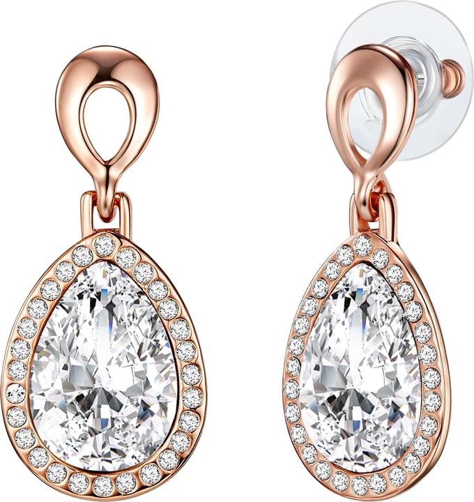 Lulu & Jane Damen Metall-Legierung Glas roségold - 29131 (Metall-Legierung)