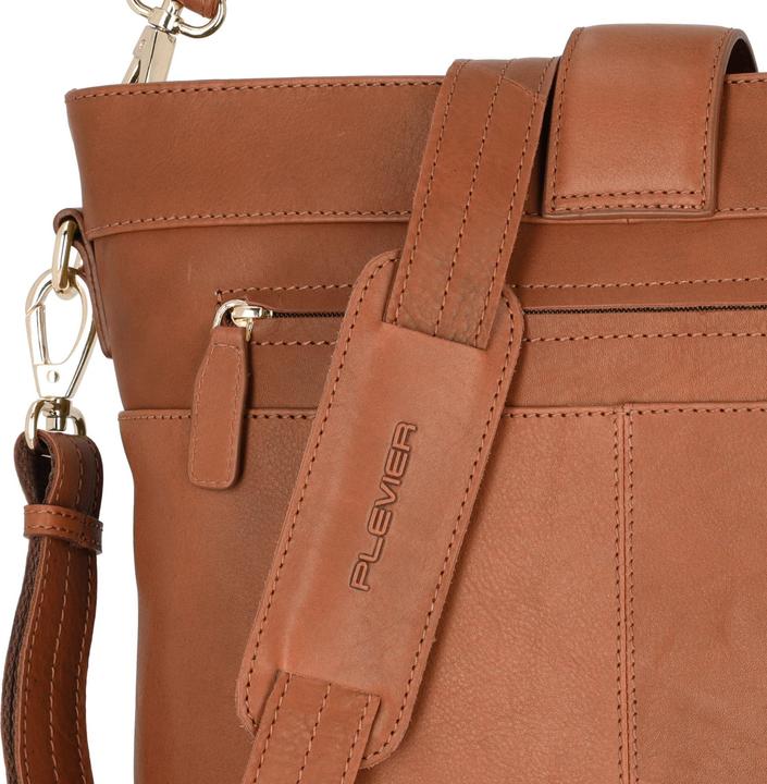 Immagine prodotto Plevier Borsa a tracolla Bow in pelle con scomparto per laptop da 30 cm