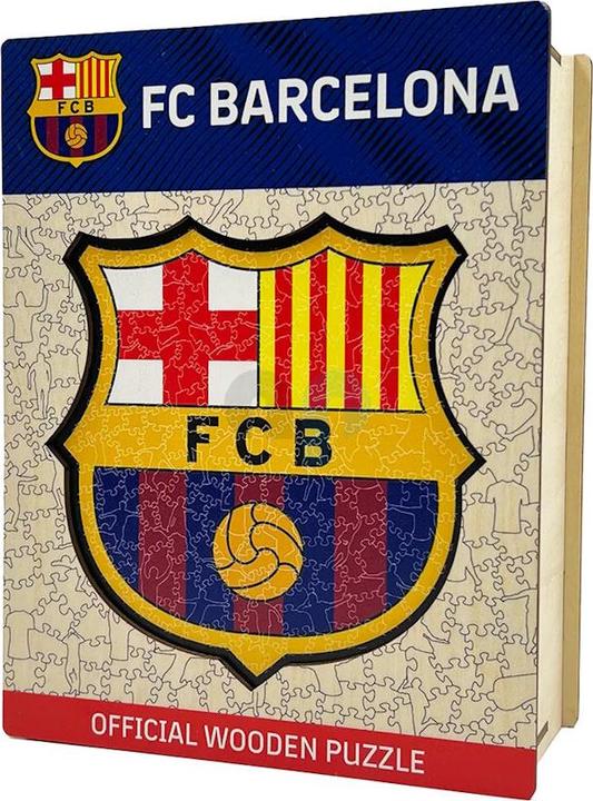 Image du produit Iconic FC Barcelone - Logo - Puzzle en bois Taille L (500 pièces) (500 pièces)