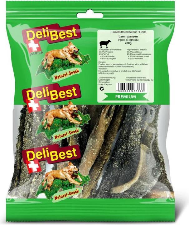Image du produit DeliBest Premium tripes d'agneau (Junior, Senior, Adulte, 1 pcs, 200 g)