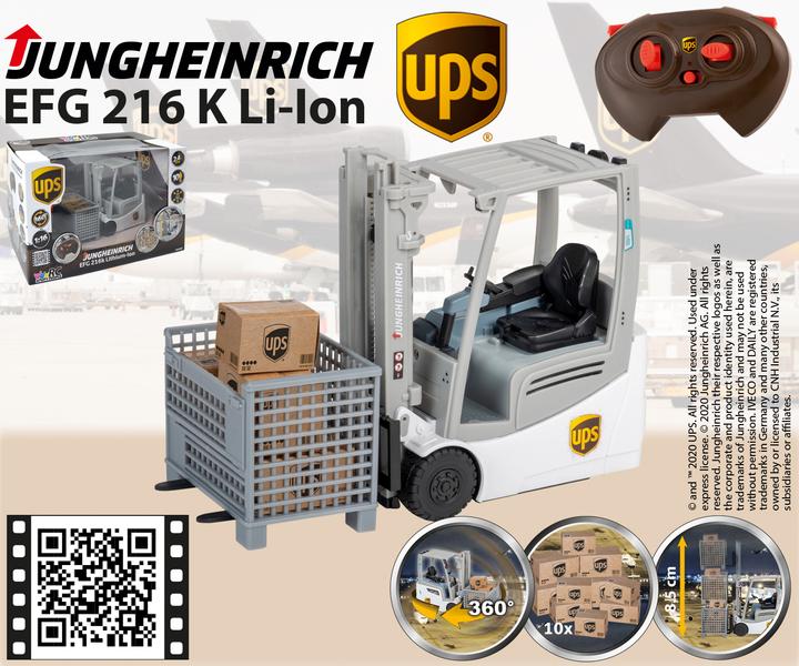 Produktbild Happy People RC UPS Jungheinrich Gabelstapler, 1:17