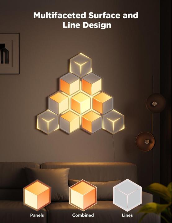 Produktbild Govee Glide Hexa Ultra (130 lm)