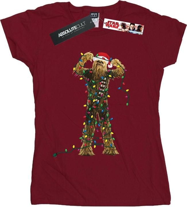 Star Wars Chewbacca Christmas Lights TShirt (XL)