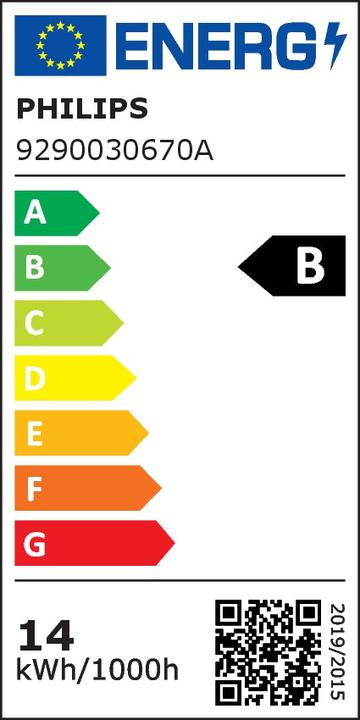 Label énergétique Philips Tube fluorescent à LED (G13, 13.50 W, 2500 lm, 1 x, B)