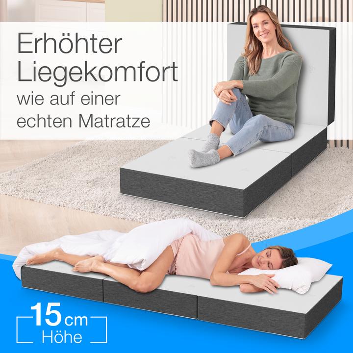 Image du produit Bestschlaf Matelas visco pour invités (90 x 200 cm, Noyau de mousse)