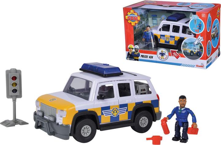 Image du produit Simba FS Sam police car 4x4 with figure