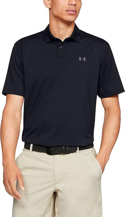Produktbild Under Armour Mens Short-Sleeve Polos Ua Performance 3.0 Polo, Black, 1377374-001, MD (M)