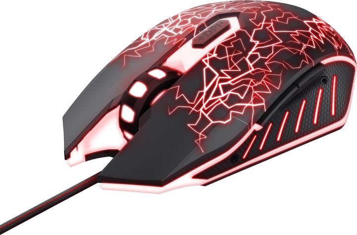 Produktbild Trust MOUSE USB OPTICAL GAMING/+MOUSE PAD 24752 (Kabelgebunden)