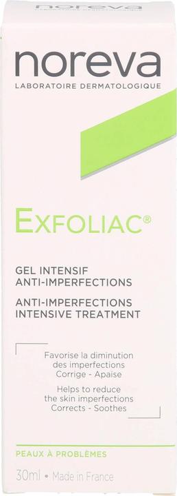 Immagine prodotto Noreva EXFOLIAC Gel Intensif Anti-Imperfezioni, 30 ml Gel (Gel corpo, 30 ml)