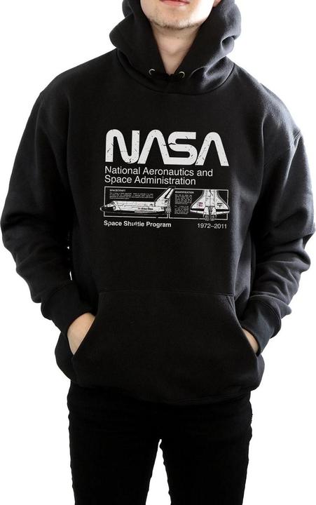 Immagine prodotto Nasa Felpa da uomo con cappuccio Space Shuttle (M)