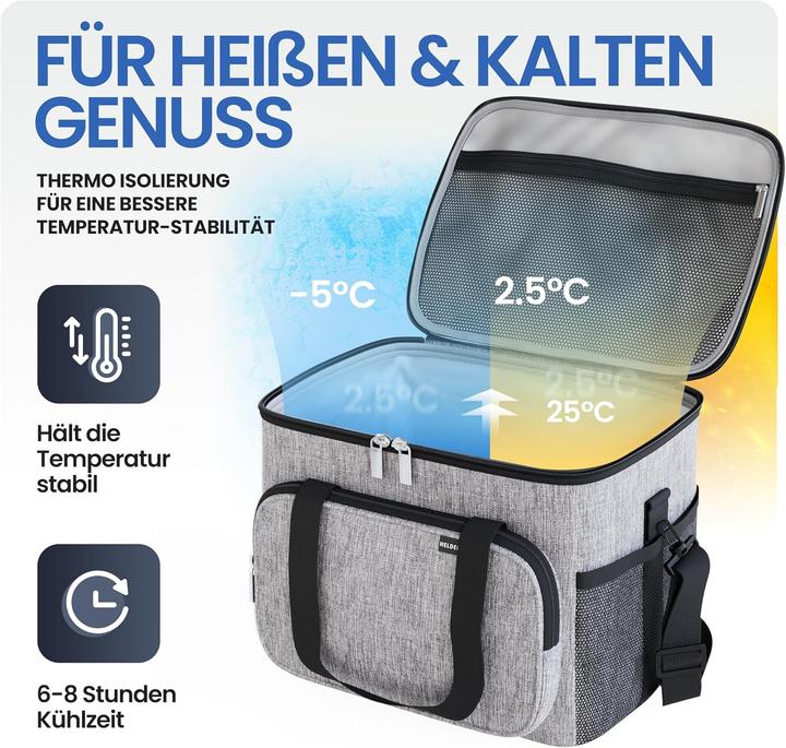 Immagine prodotto Heldenwerk Faltbare isolierte Kühlbox (20 l)