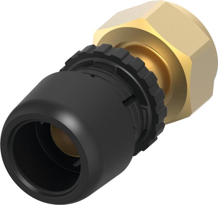 Produktbild TECE TECElogo-Ax Verschraubung, flachdichtend Dimension 25 x 1 1/4", Siliziumbronze