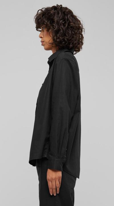 Actual product image Urban Classics Ladies Linen Mixed Oversized Shirt - 165597 (3XL)