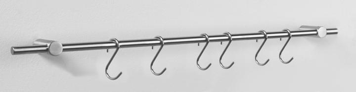 Produktbild Westfalia Küchenreling Profi, 60 cm mit 6 Haken