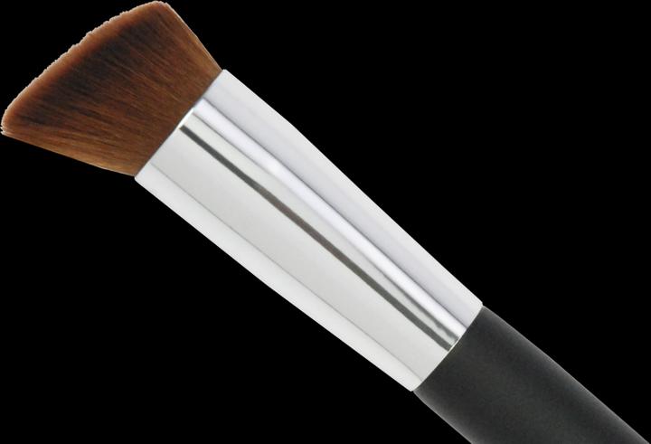 Produktbild Flüssig Make-up Pinsel Rehfuss, schräg, runde Zwinge, Torayhaar, Länge 18 cm (Foundation)