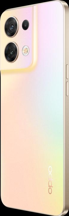 Actual product image OPPO Reno 8 (256 GB, Shimmer Gold, 6.43", Dual SIM, 50 Mpx, 5G)