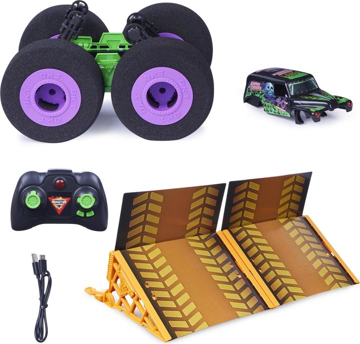 Image du produit Monster Jam RC Ramp Champ - Grave Digger (6064645)