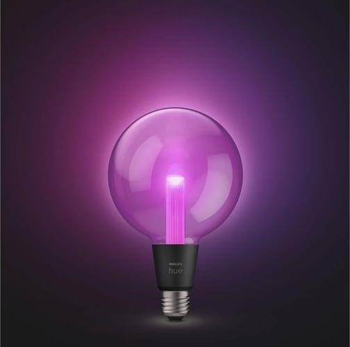 Productafbeelding Philips Hue Witte & gekleurde sfeerlichtgids reuze wereldbol (E27, 6.80 W, 500 lm, 1 x, G)