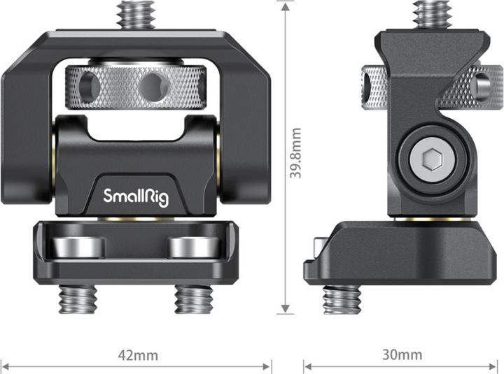 Actual product image SmallRig Swivel&Tilt monitor mount with 1/4 screws - 2904